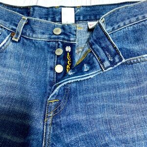 VTG Lucky Jeans Button Fly Easy Rider Dungarees Women’s 8 31x31 90’s USA EUC